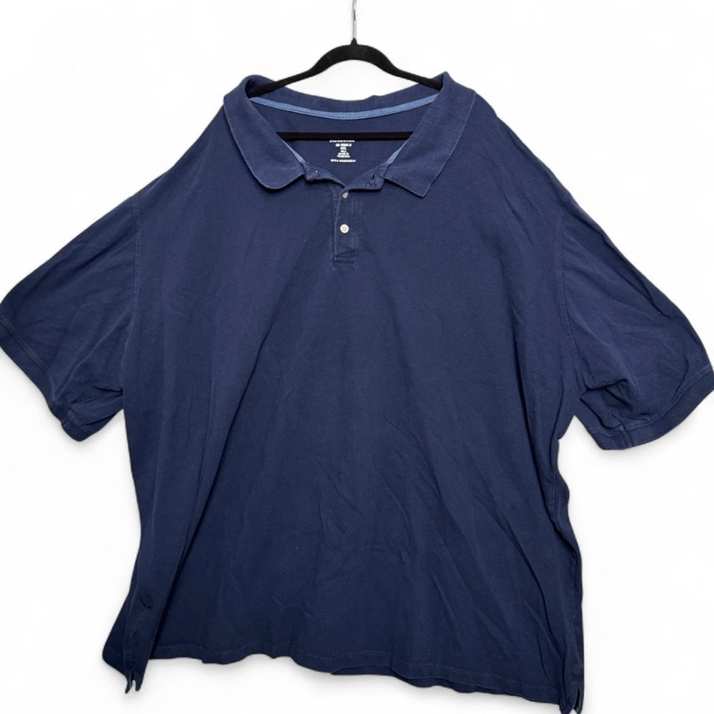 Men's Big & Tall 7XLT Navy Blue‎ Polo Shirt